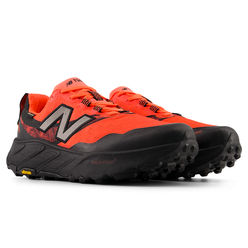 Pánské boty New Balance Fresh Foam X Hierro v9 Gore-Tex MTHIGLC9 – oranžová