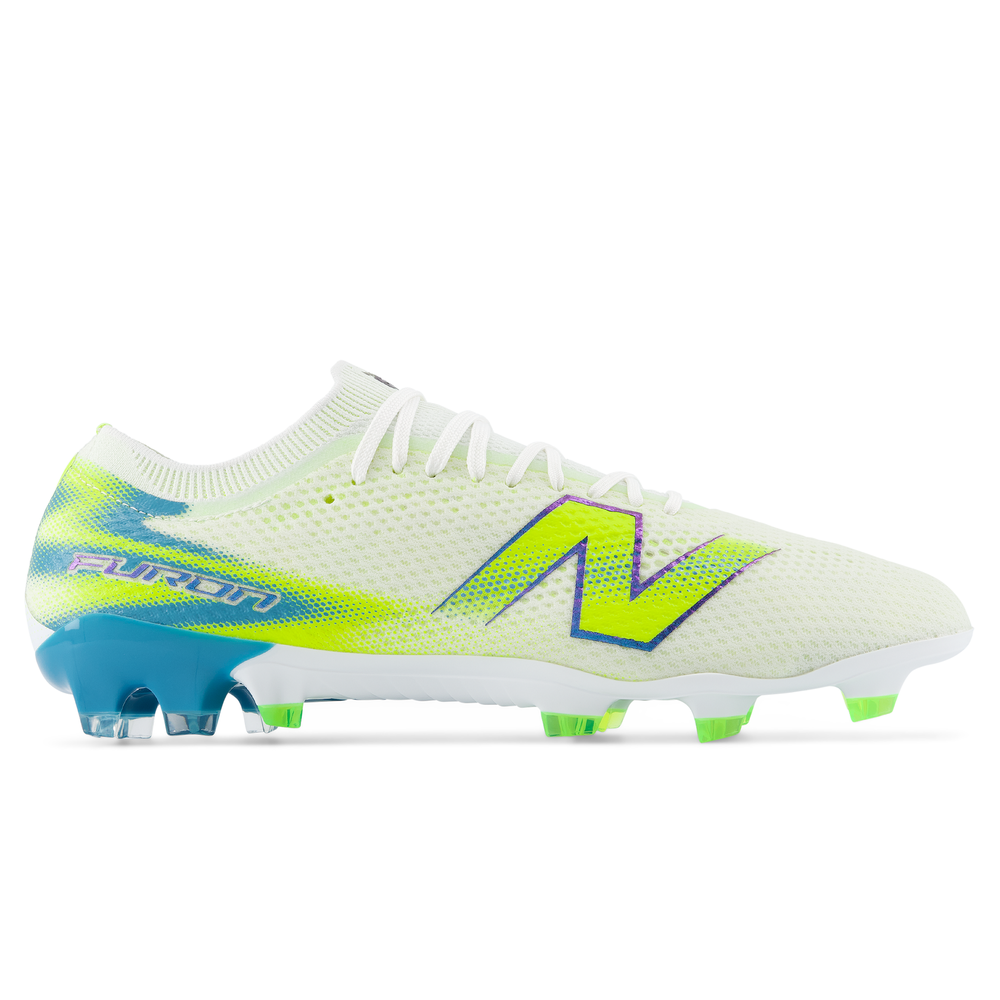 Pánské kopačky New Balance FURON PRO FG V9 UF2F2D2 – bílé