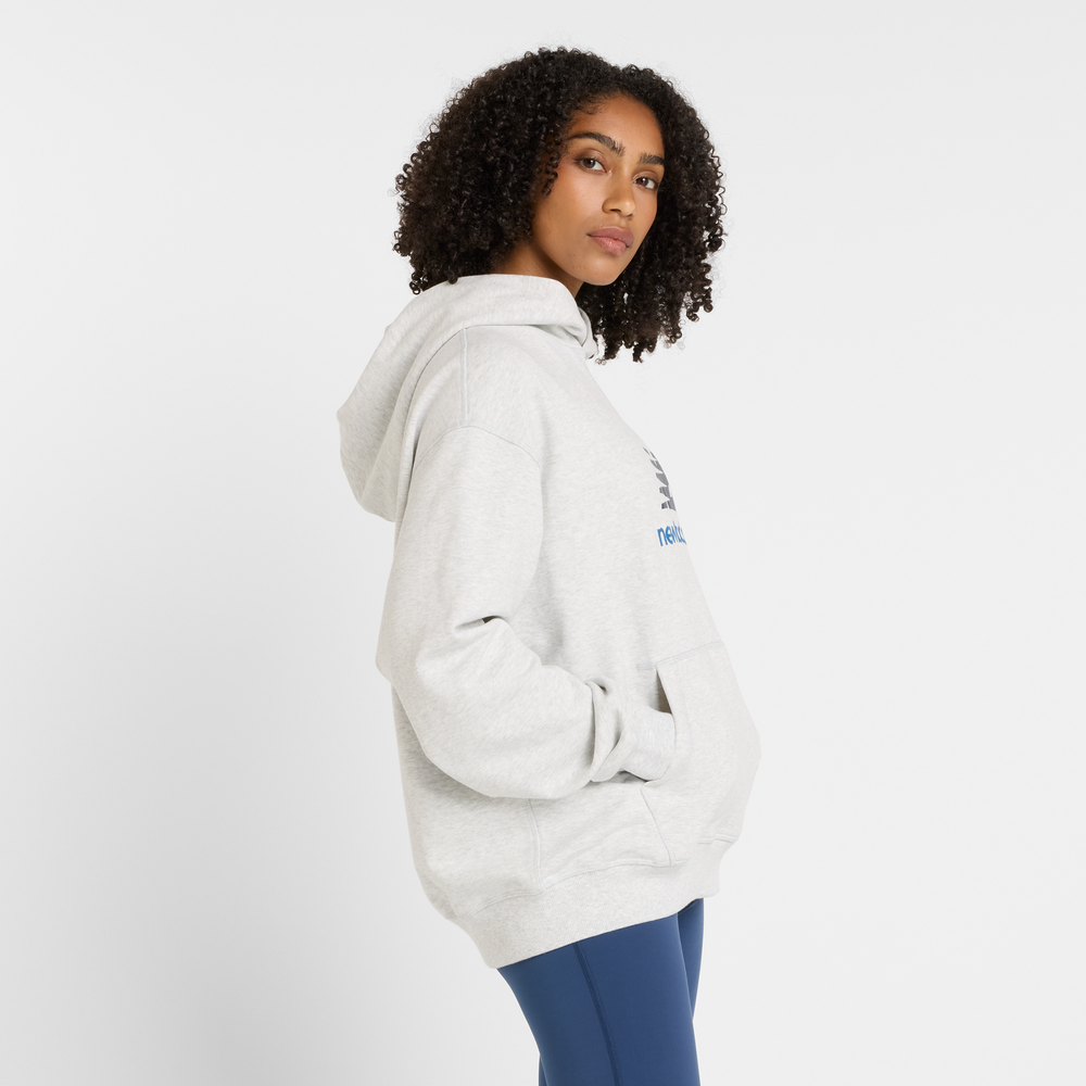 Dámská mikina New Balance WT51501AHH – šedé