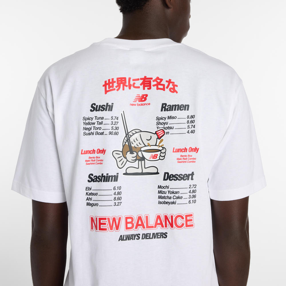 Pánské tričko New Balance MT61H51DWT – bílé