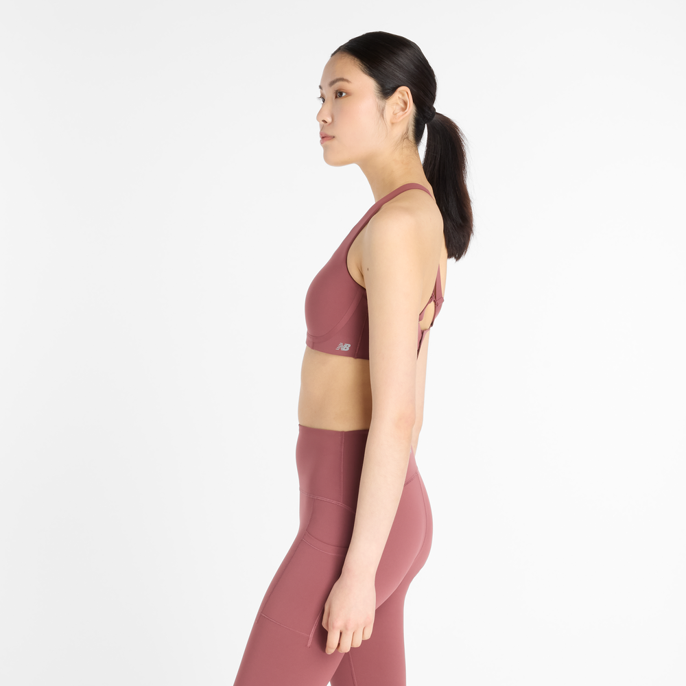 Sportovní podprsenka New Balance WB51052WAD – růžové