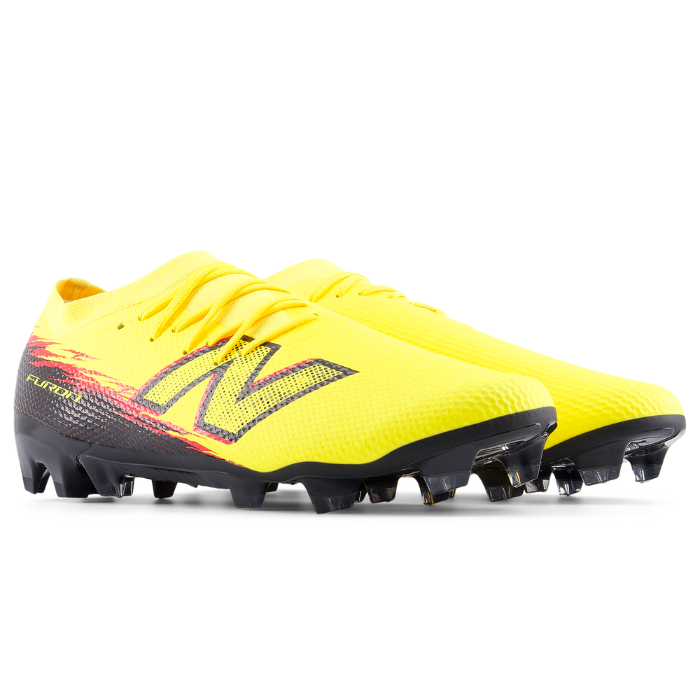 Pánské kopačky New Balance FURON TEAM FG V8 UF3F1WQ – žluté