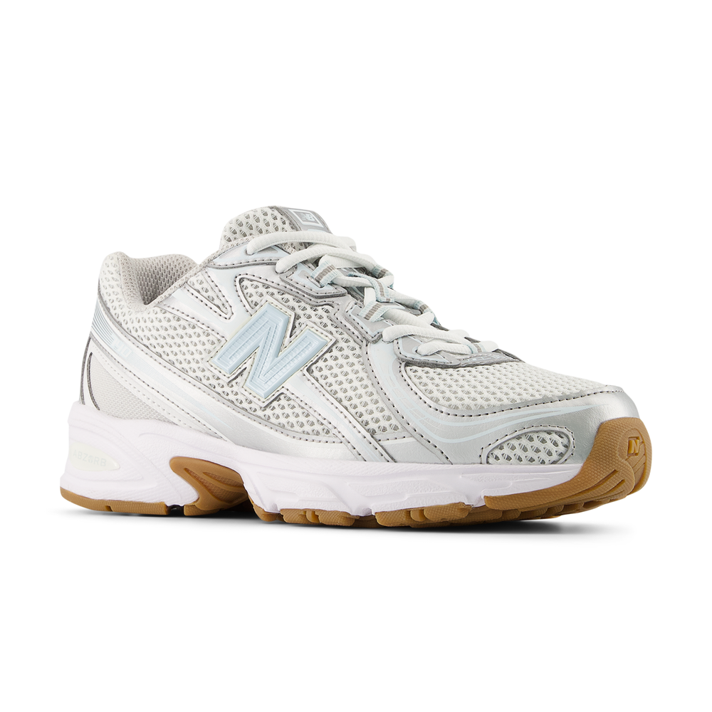 Dětské boty New Balance GR740AA – stříbrný