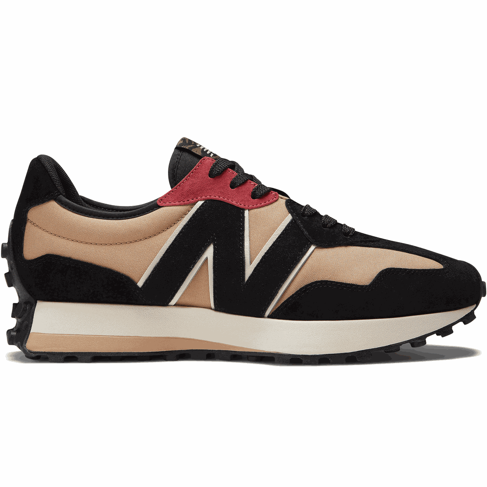 Boty New Balance U327CNP – černá a hnědá
