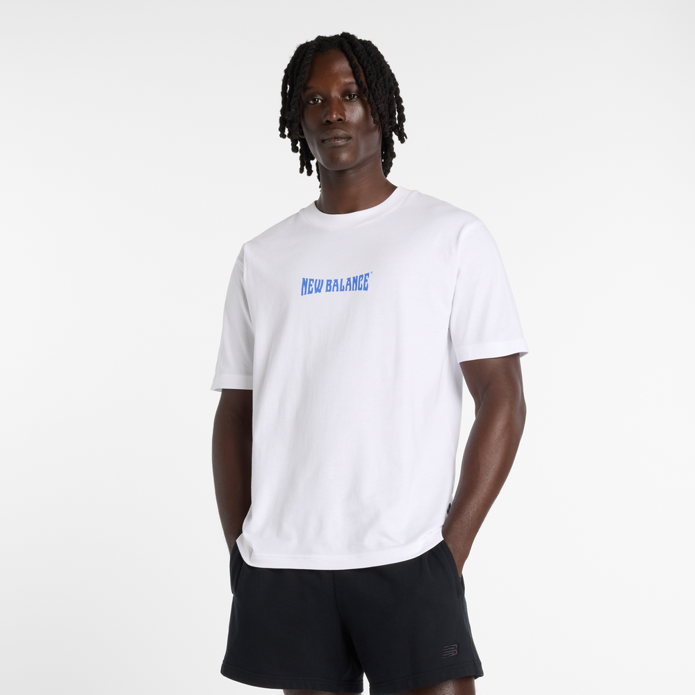 Pánské tričko New Balance MT61B2STWT – bílé