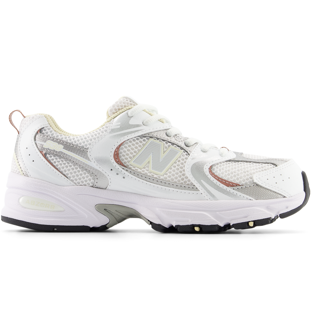 Dětské boty New Balance GR530GA – bílé
