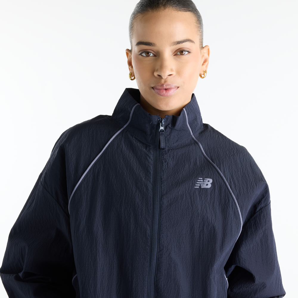 Dámská bunda New Balance Sport Legacy – tmavomodrá