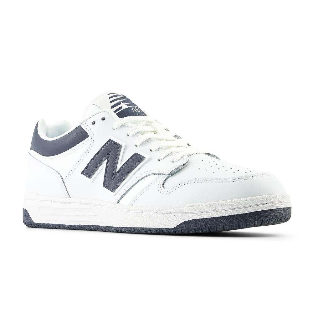 Unisex boty New Balance BB480LWE – bílé