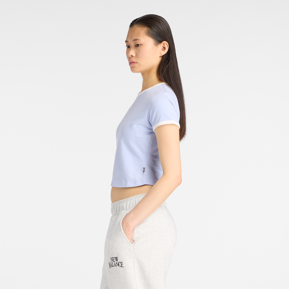 Dámské tričko New Balance WT61Y33QDYK – fialové