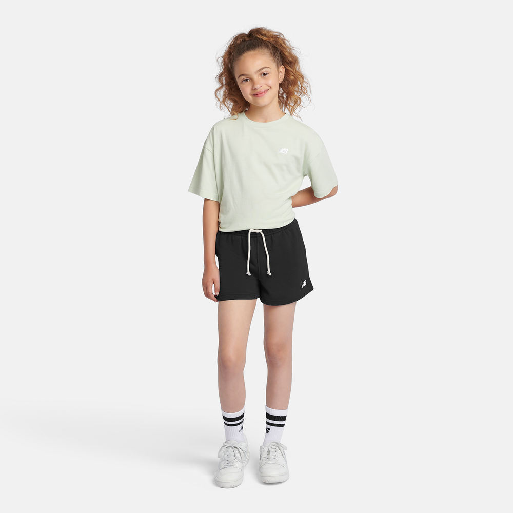 Dětské šortky New Balance LAKG0006BK – černé