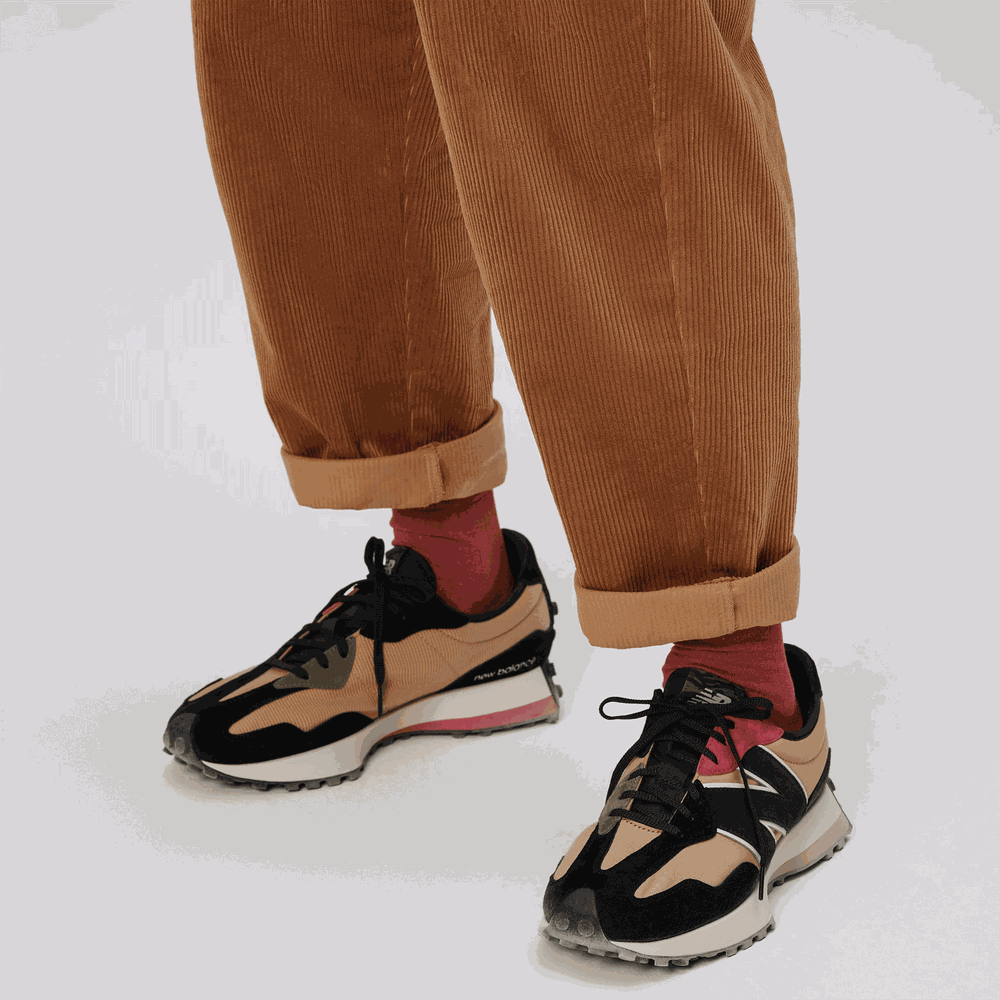 Boty New Balance U327CNP – černá a hnědá