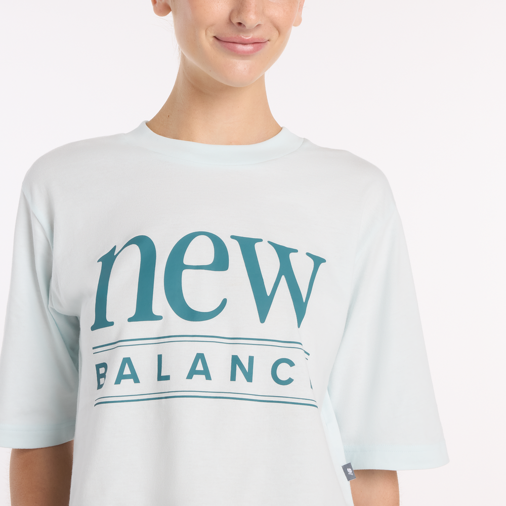 Dámské tričko New Balance WT61V5OPAAW – mátové