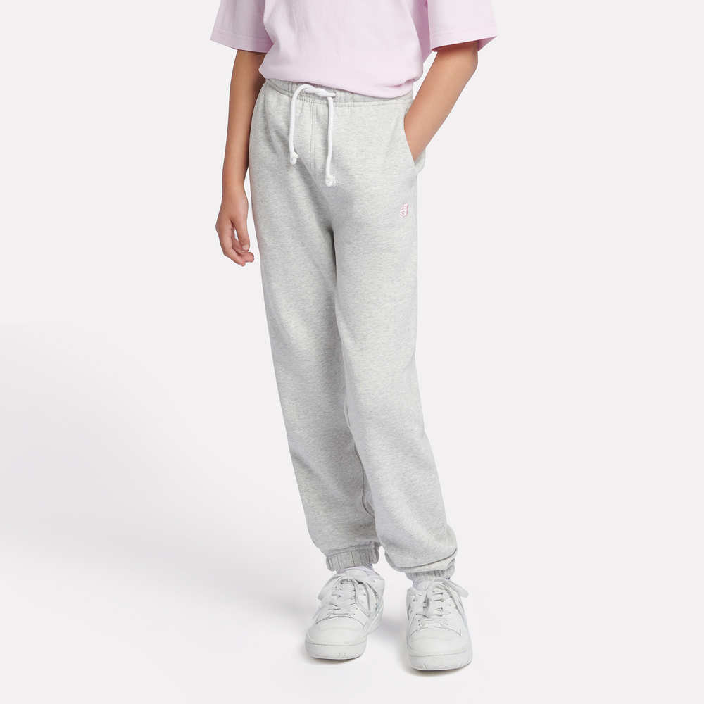 Dětské kalhoty New Balance LAKG0058AHH – šedé