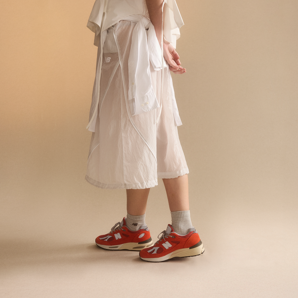 Unisex boty New Balance U991VO2 – červené