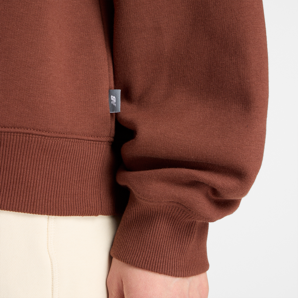 Dámská mikina New Balance WT53516ROK – hnědý