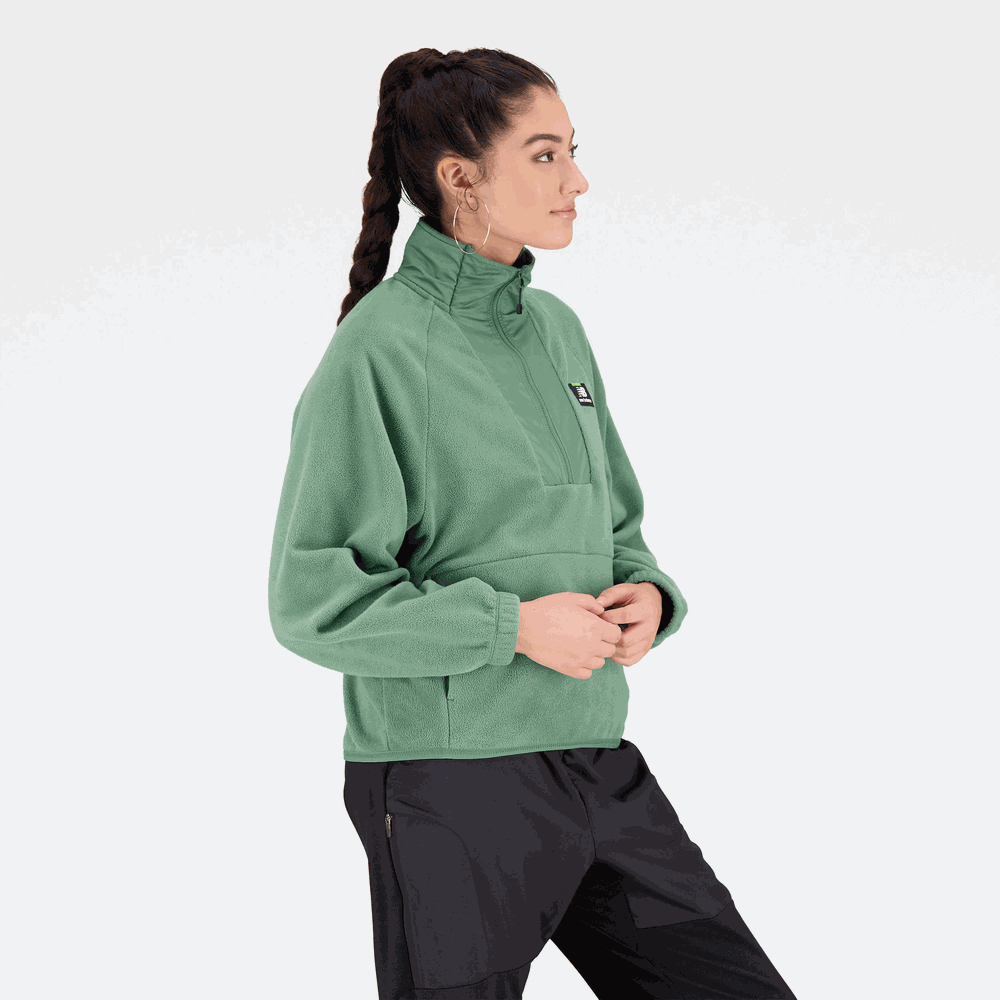 Dámská mikina New Balance WT23509JD – zelené