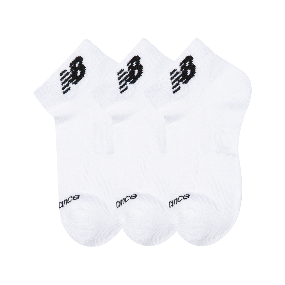 Dětské ponožky New Balance LAS35138BK – bílé