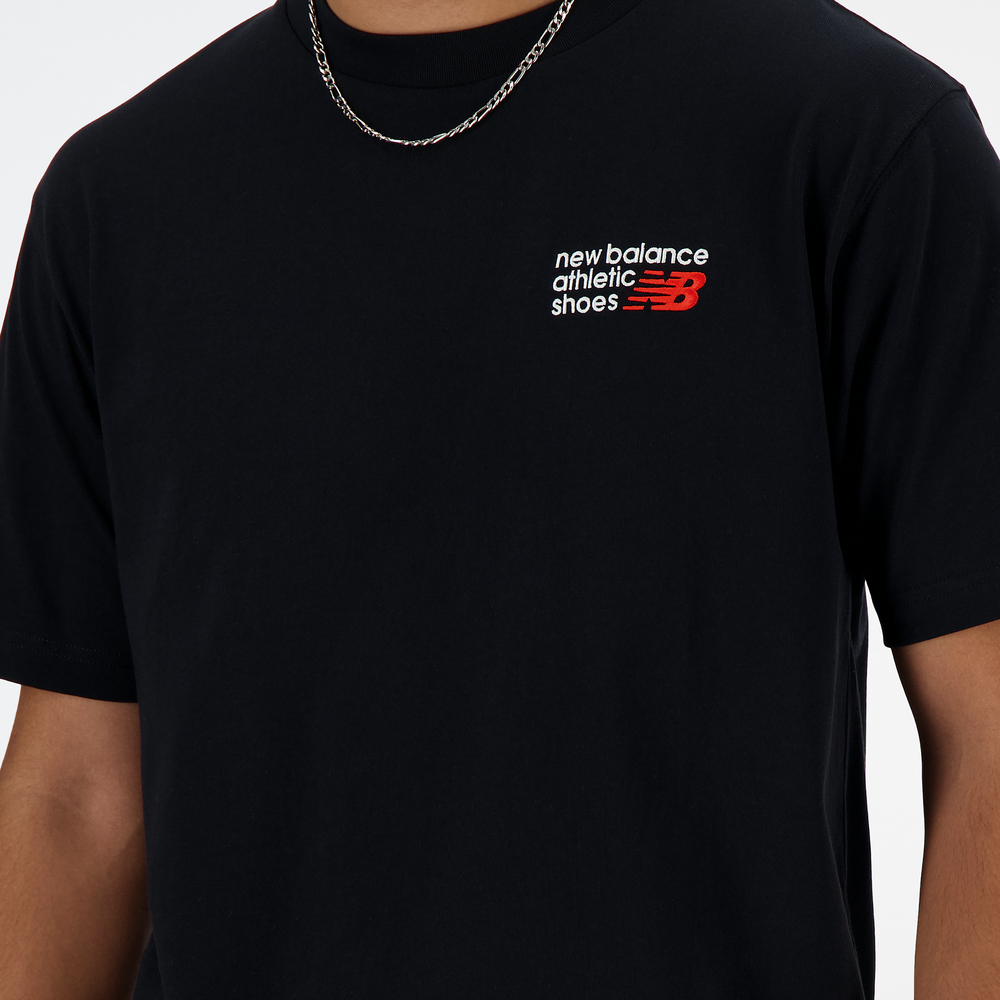 Pánské tričko New Balance MT41908BK – černé