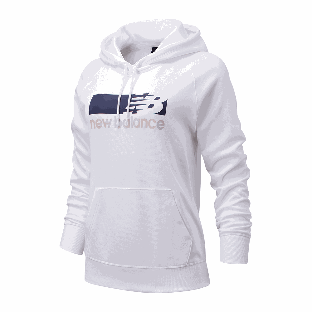 Dámská mikina New Balance WT13802WT – bílé