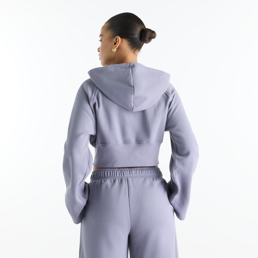 Dámská mikina New Balance Brushed Coastal – fialové