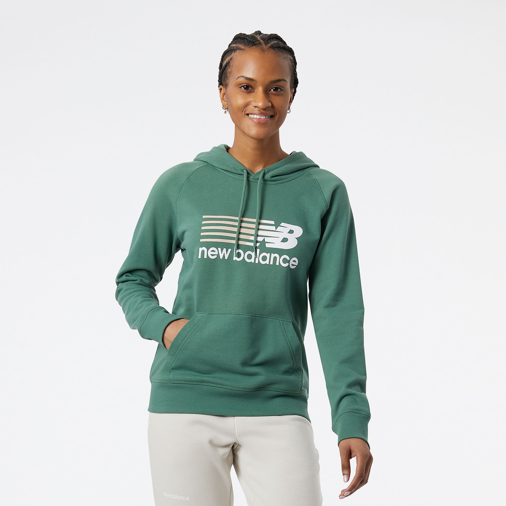 Dámská mikina New Balance WT23800JD – zelené