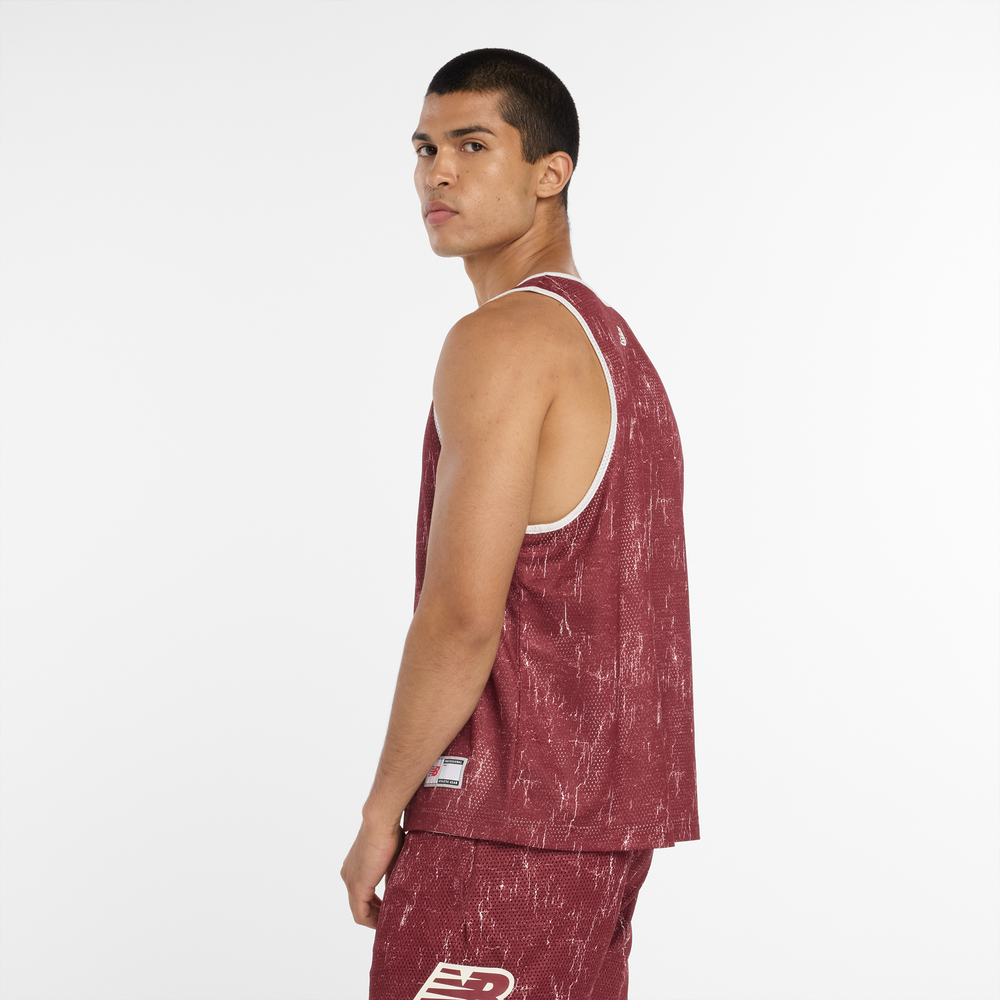 Pánské tričko New Balance MT53609MHB – bordó