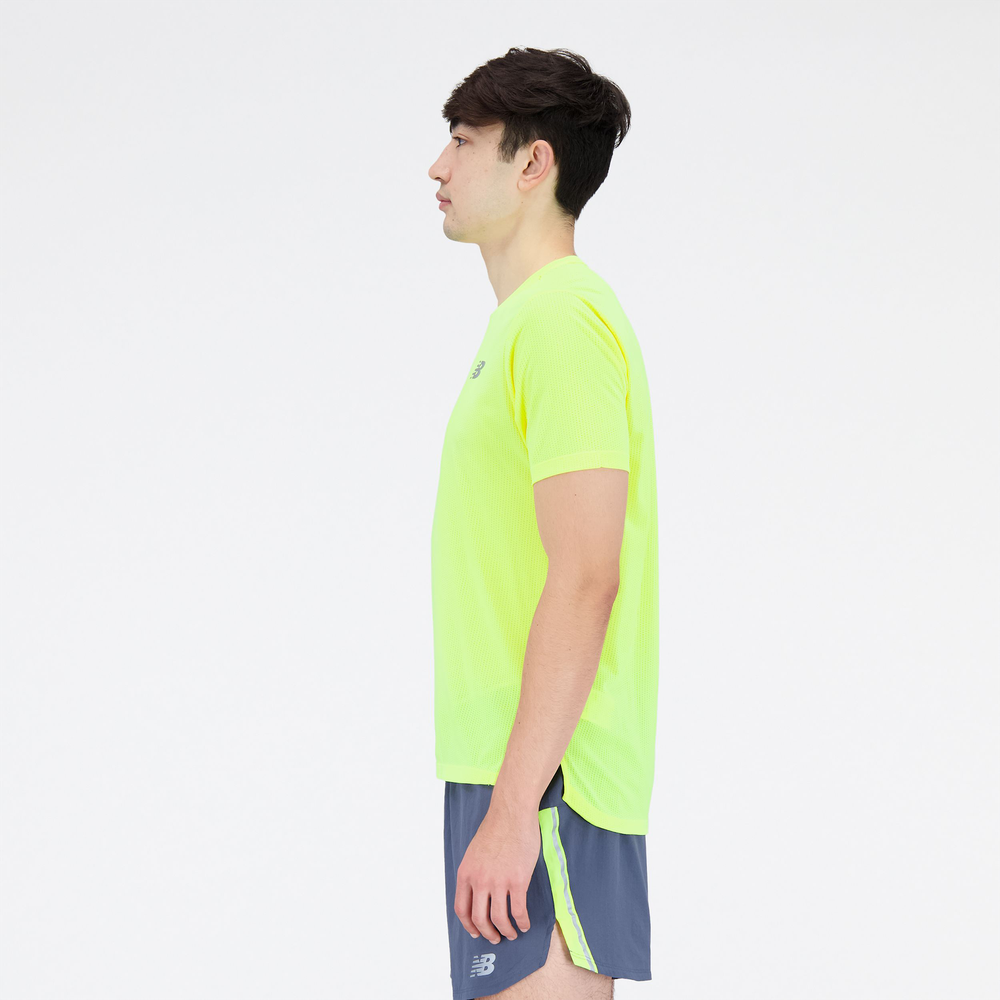 Pánské tričko New Balance MT21262CSE – žluté