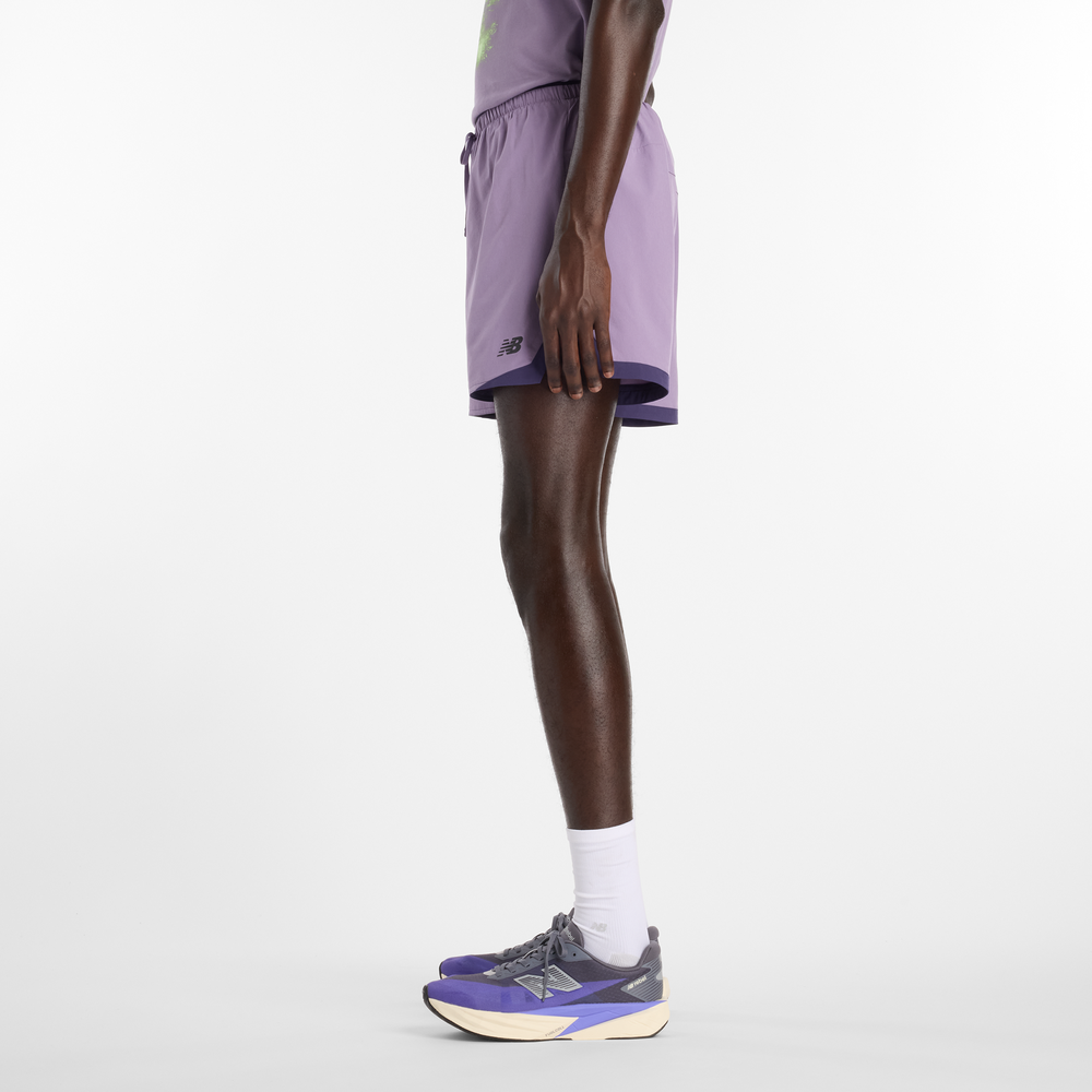 Pánské šortky New Balance MB6180TAAA5 – fialové