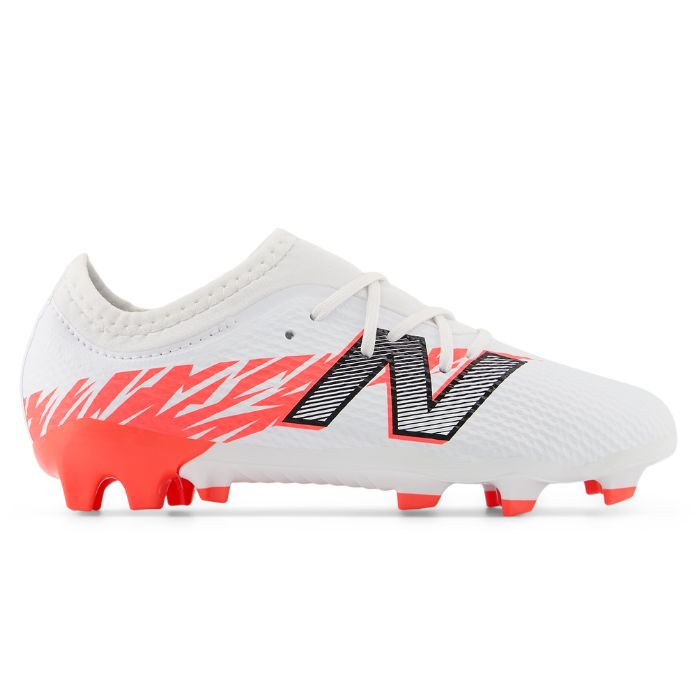 Dětské kopačky New Balance FURON TEAM JNR FG V8 SJF3FIB8 – bílé