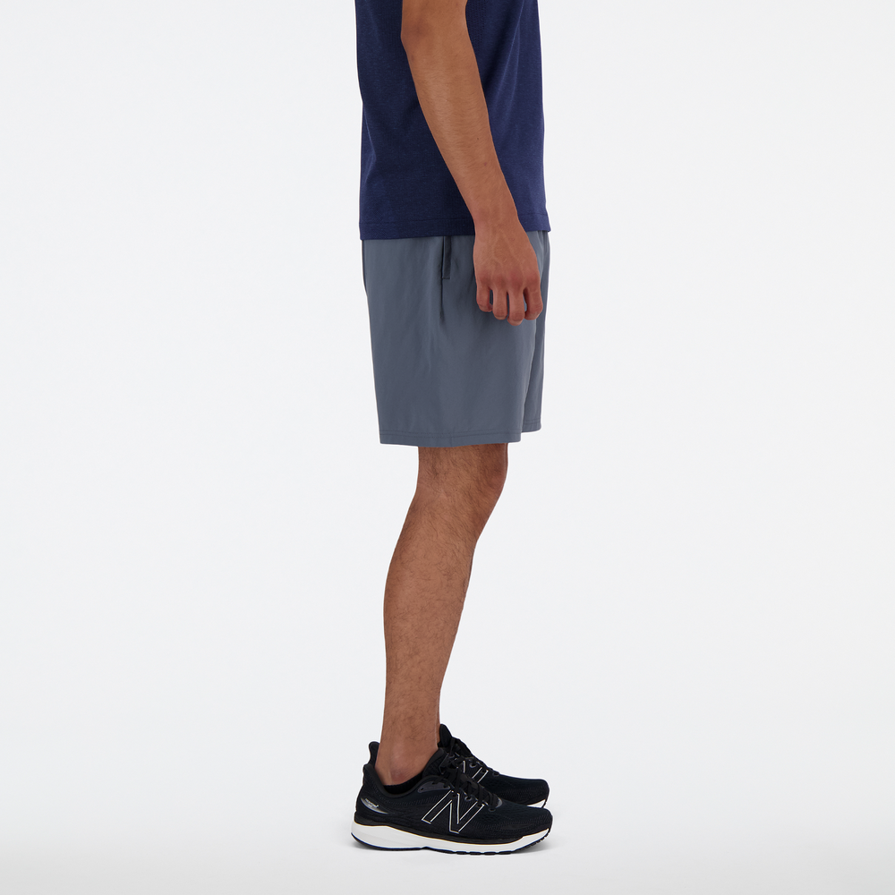 Pánské šortky New Balance MS41232GT – šedé