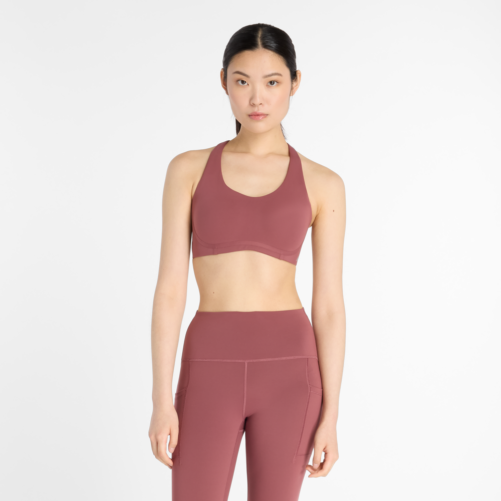 Sportovní podprsenka New Balance WB51052WAD – růžové