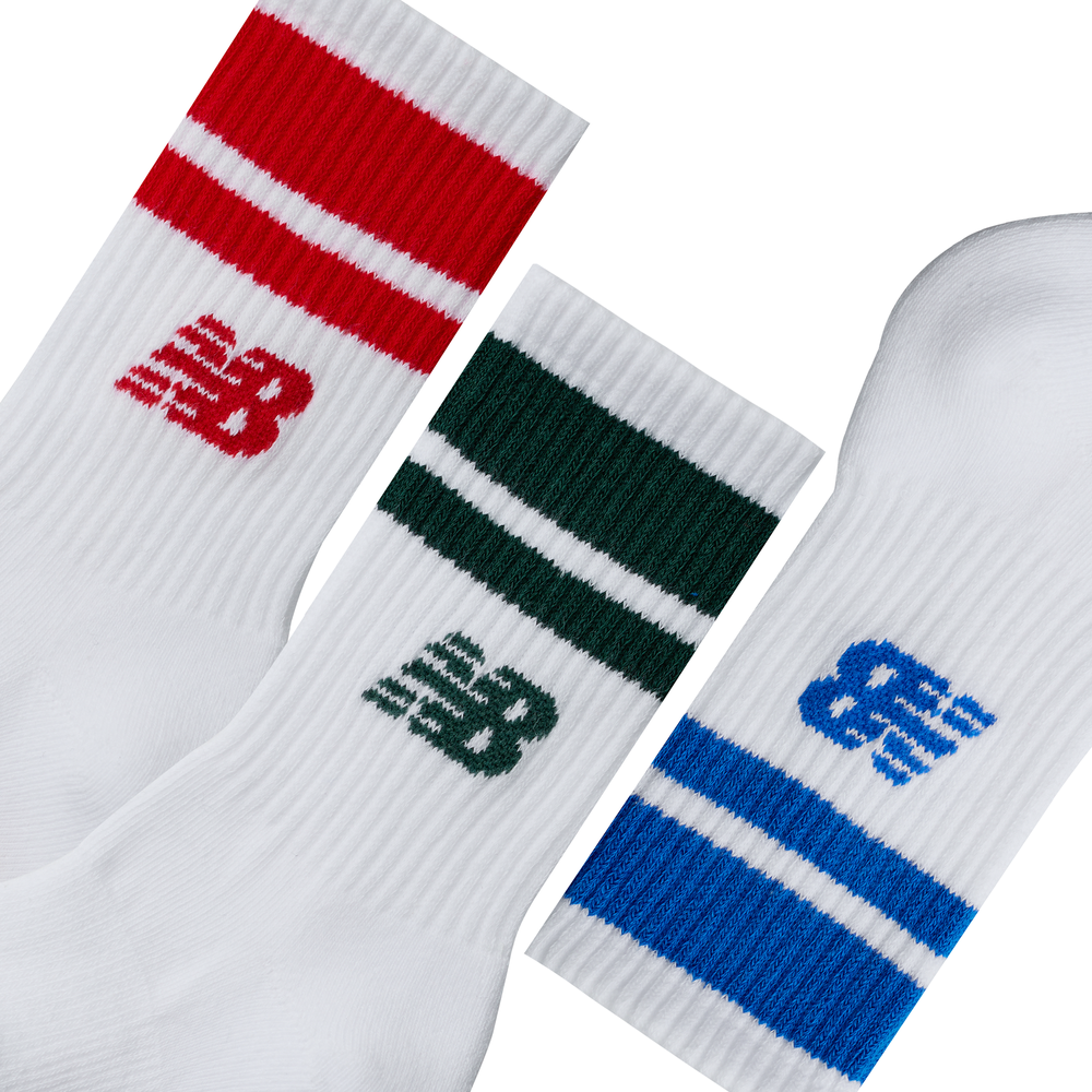 Dětské ponožky New Balance LAS51253WT – bílé