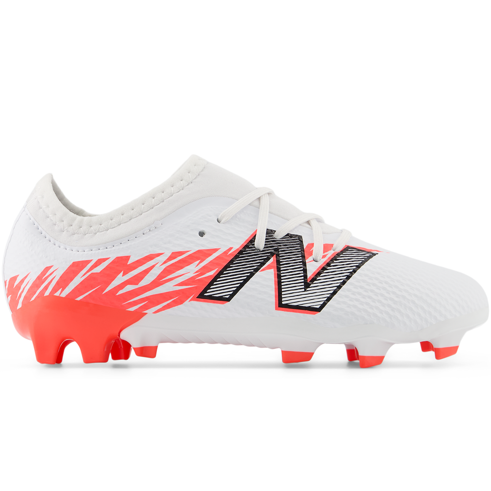 Dětské kopačky New Balance FURON TEAM JNR FG V8 SJF3FIB8 – bílé