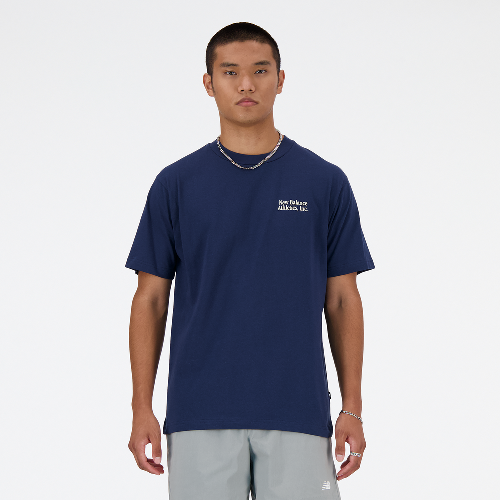 Pánské tričko New Balance MT41588NNY – tmavomodrá