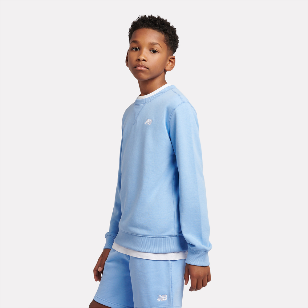 Dětská mikina New Balance LAKB0055ELE – modré