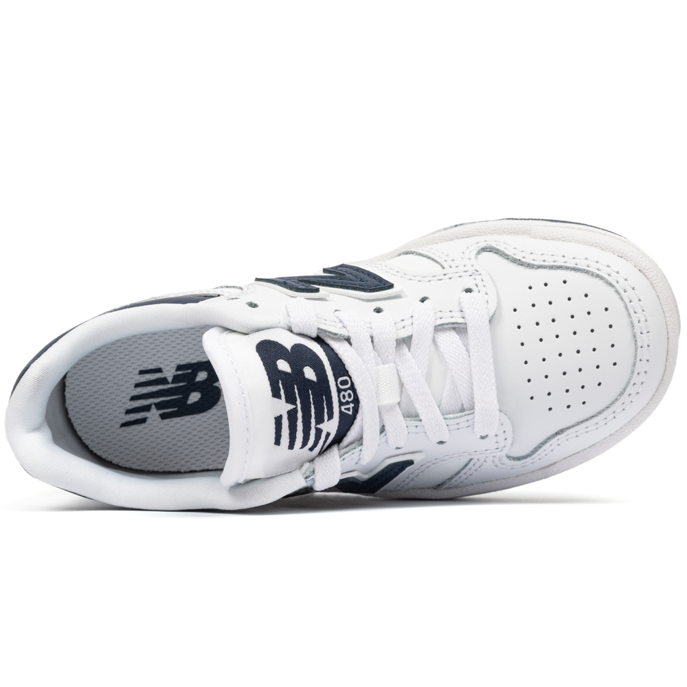 Dětské boty New Balance PSB480WN – bílé