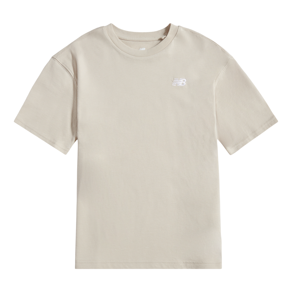 Dětské tričko New Balance LAKB0001TWF – béžové