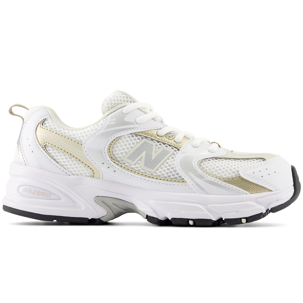 Dětské boty New Balance GR530RD – bílé