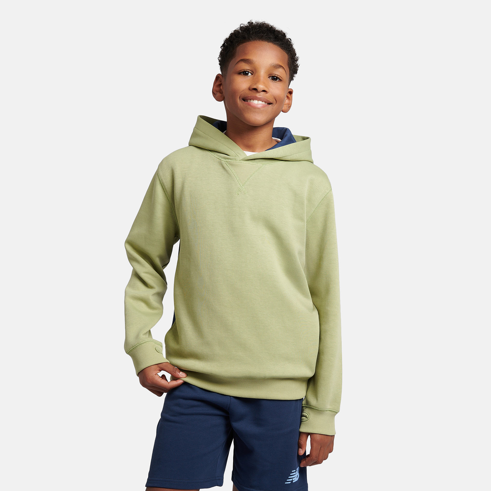 Dětská mikina New Balance LAKB0192EEN – zelené
