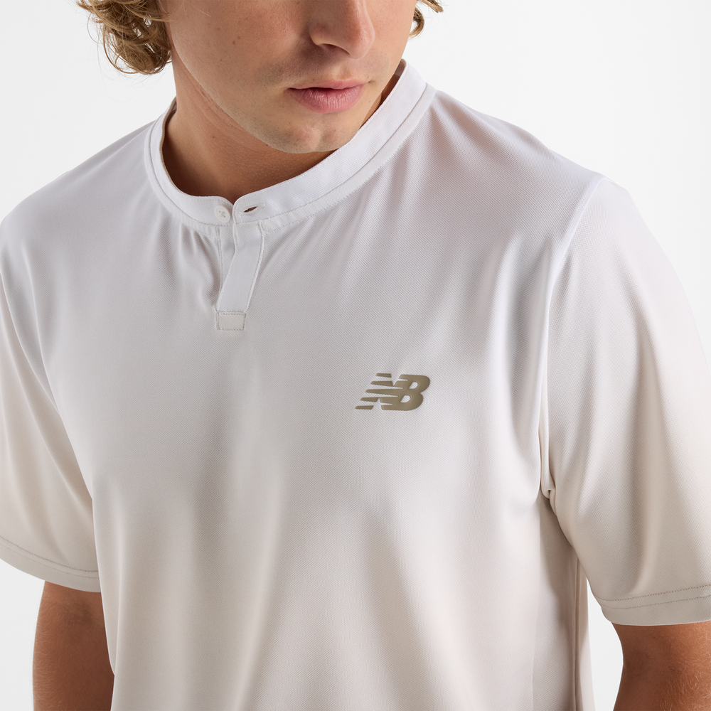 Pánské tričko New Balance MT41406LIN – béžové