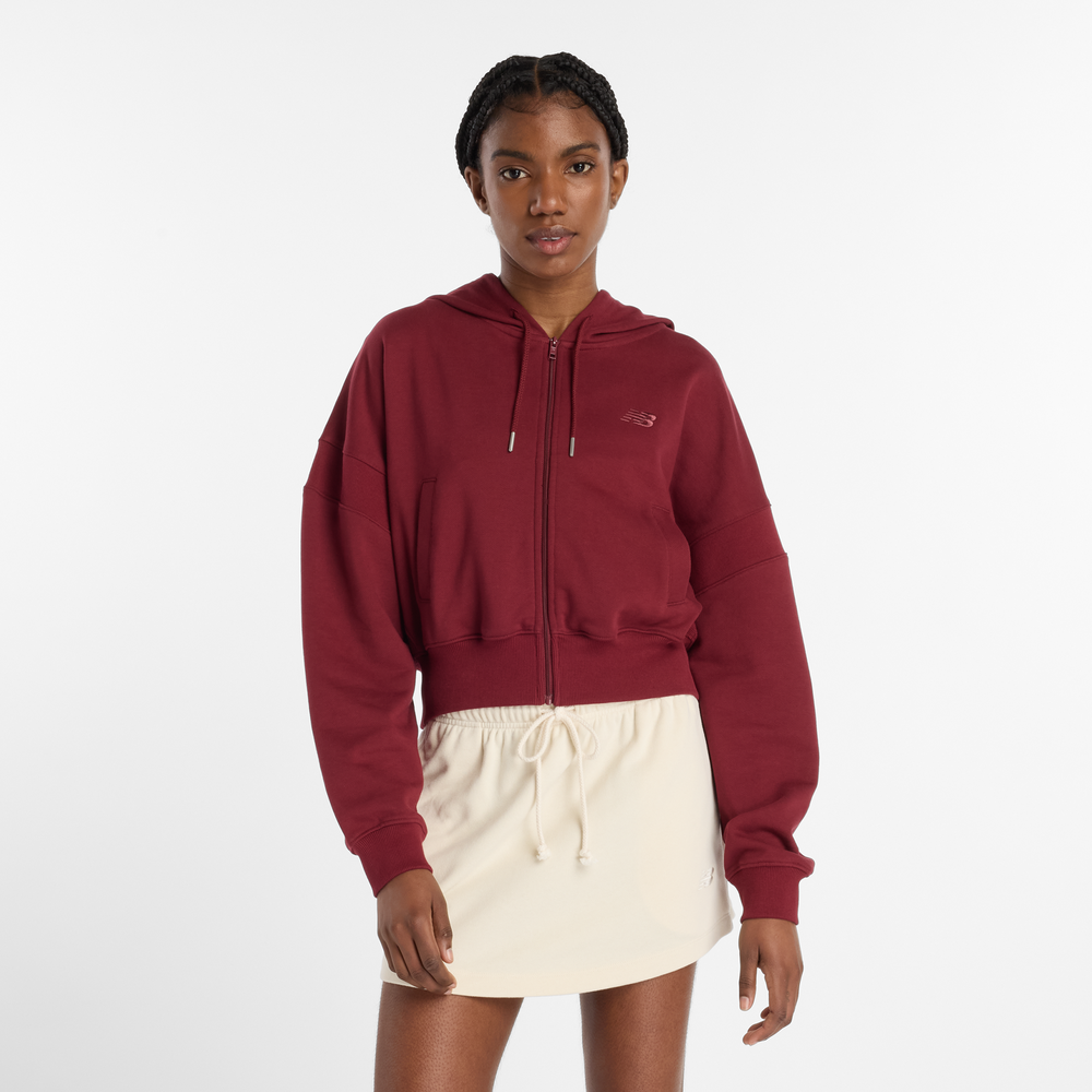 Dámská mikina New Balance WJ51506MHB – bordó