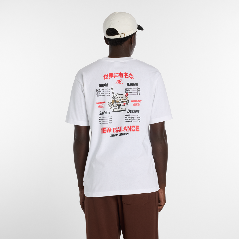 Pánské tričko New Balance MT61H51DWT – bílé