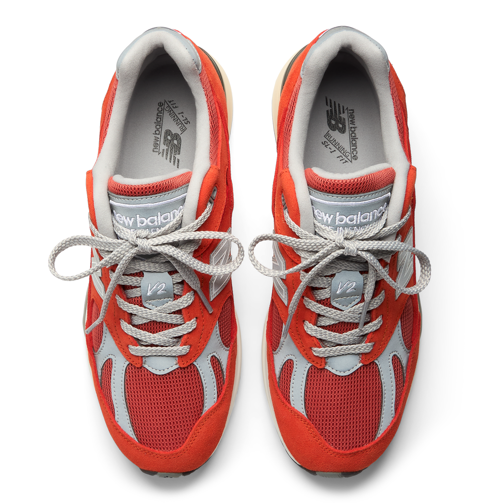 Unisex boty New Balance U991VO2 – červené