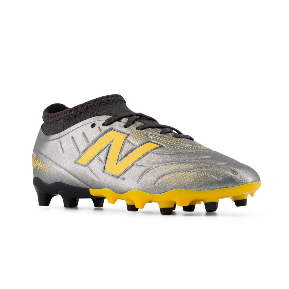 Dětské kopačky New Balance TEKELA TEAM LOW JNR FG V5 YT3FL5LB – stříbrný