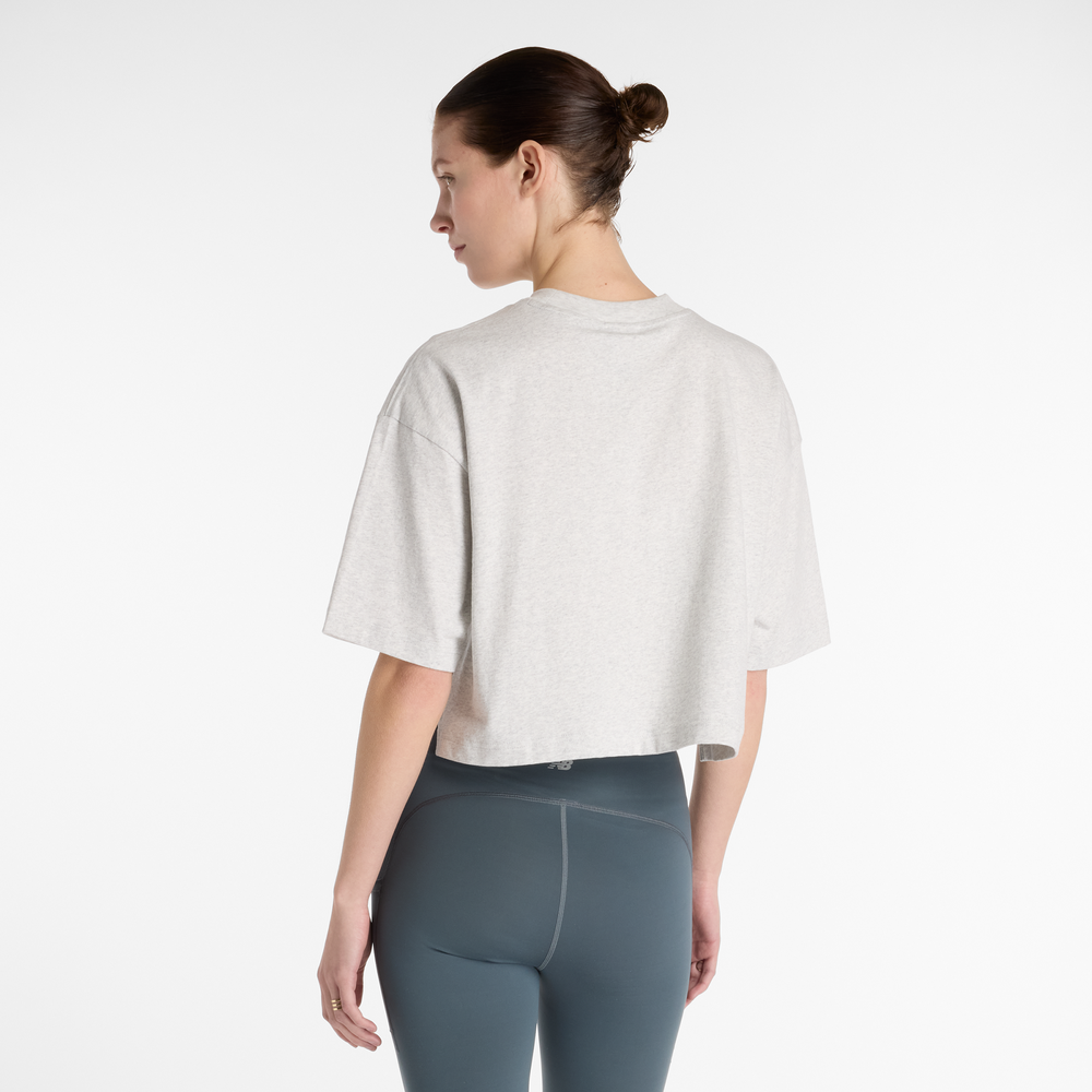 Dámské tričko New Balance WT51908AHH – šedé