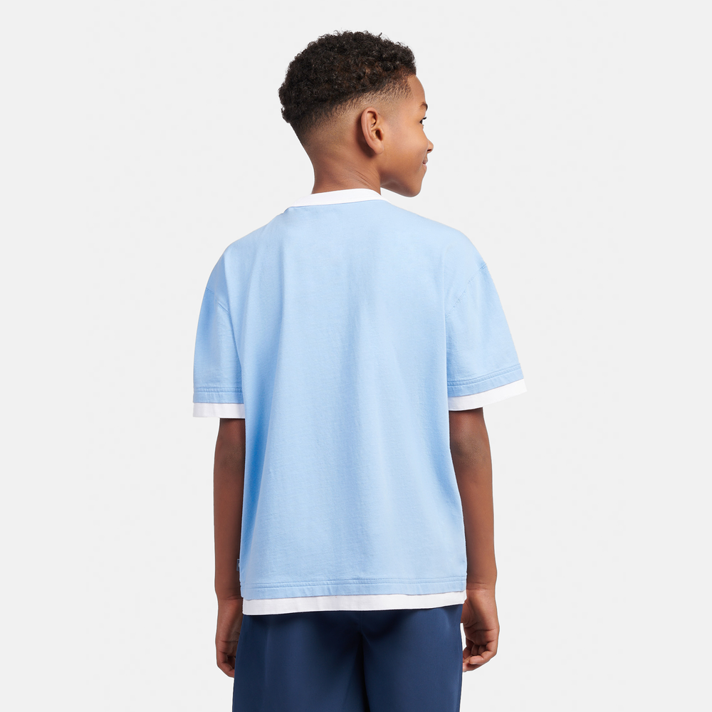 Dětské tričko New Balance LAKB0155ELE – modré