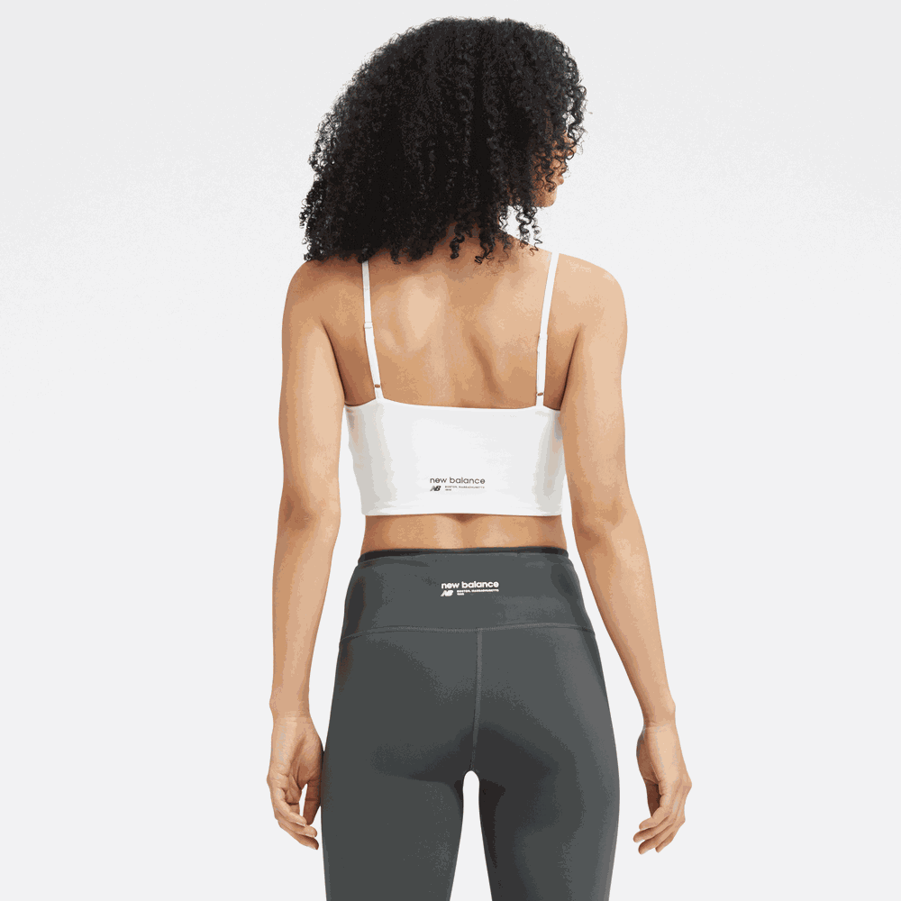 Sportovní podprsenka New Balance WB33502SST – bílé