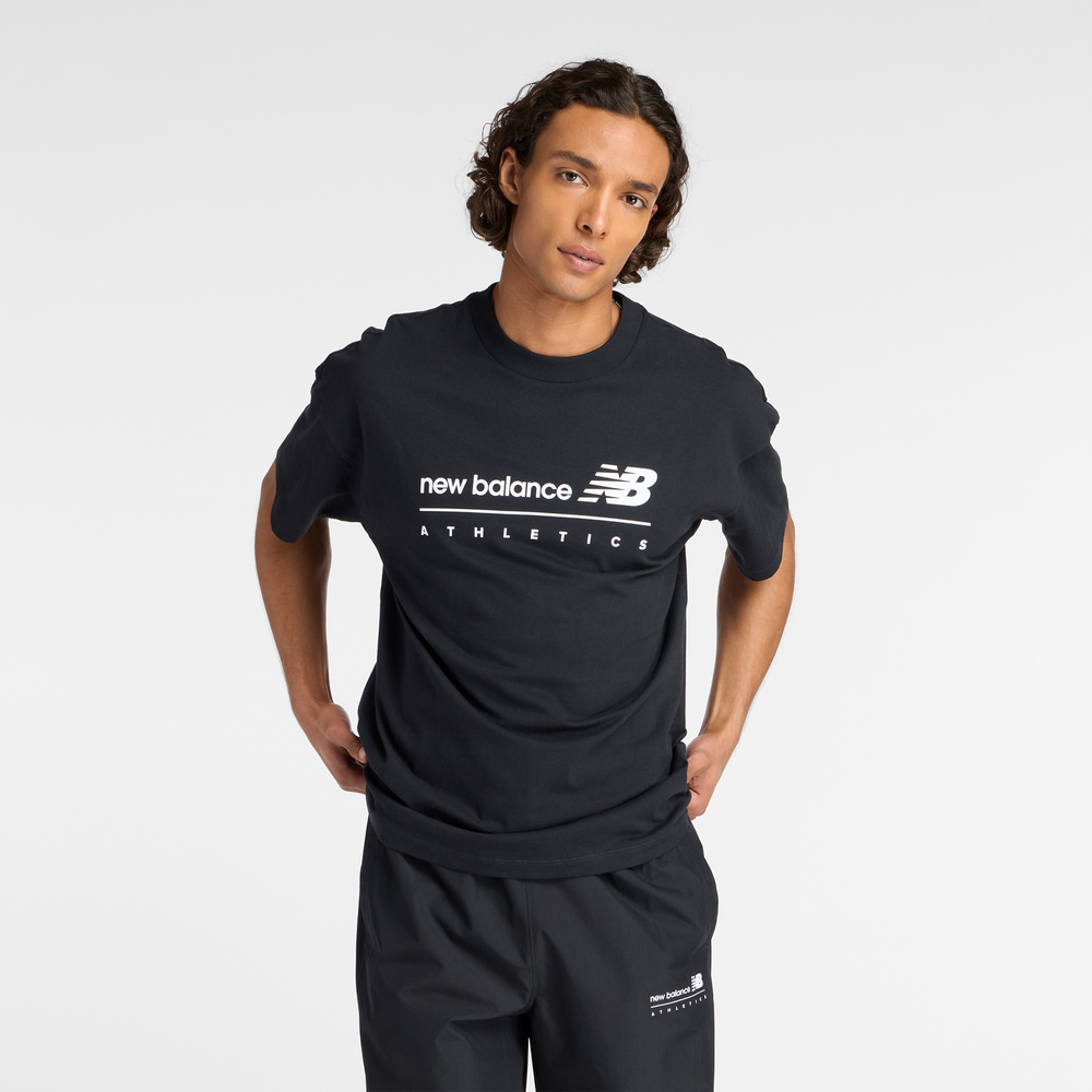 Pánské tričko New Balance MT53525BK – černé