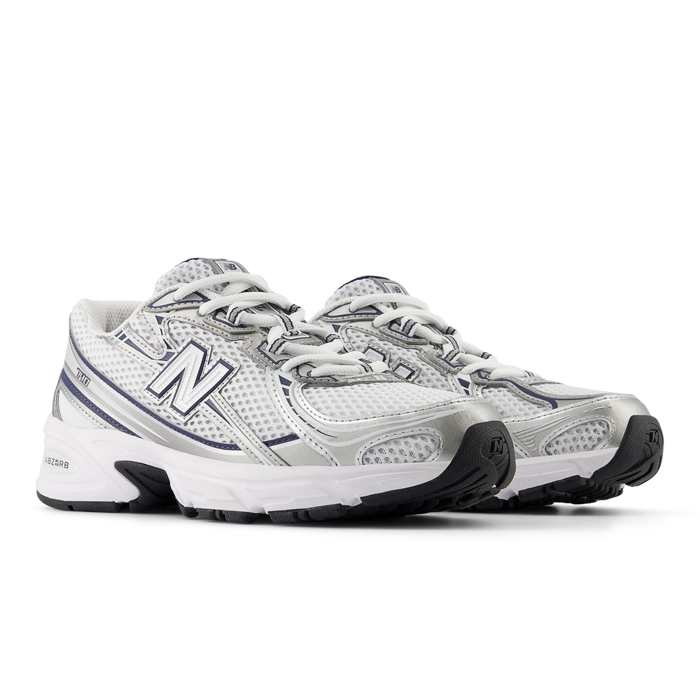 Dětské boty New Balance GR740WN – bílé