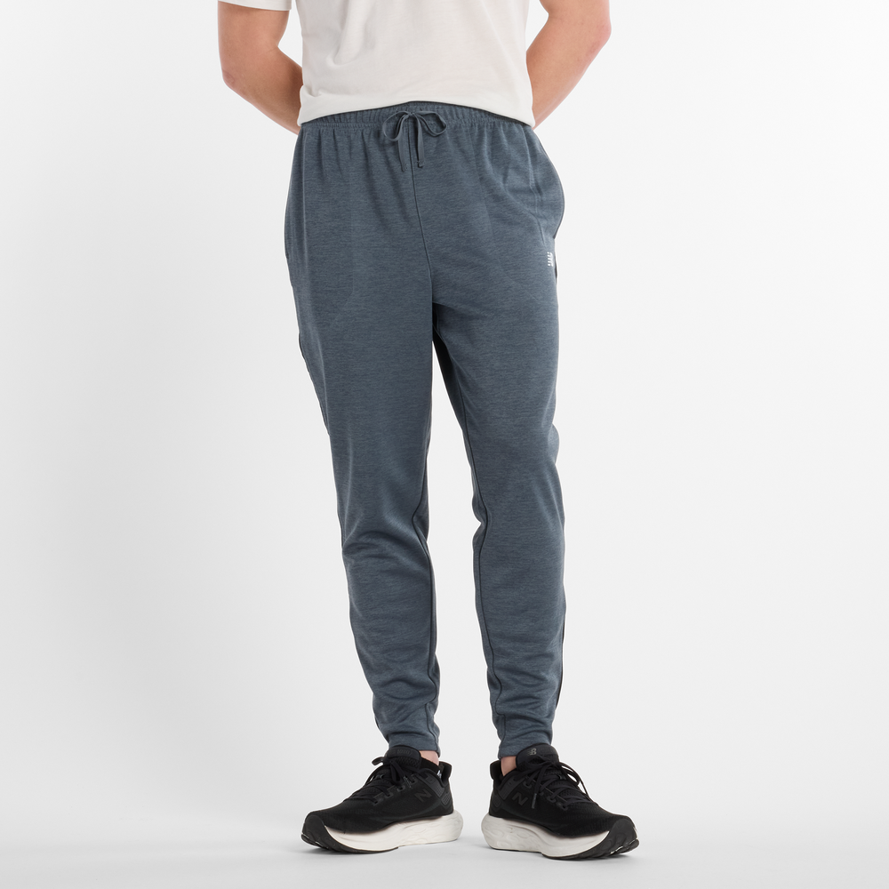 Pánské kalhoty New Balance MP51905GT – šedé